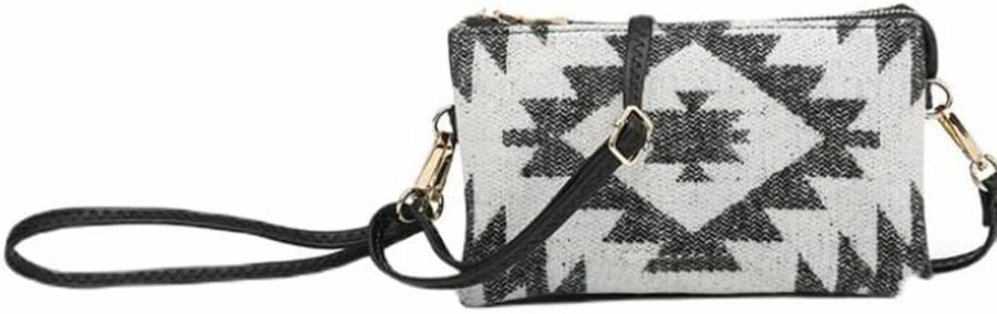 Online JEN & CO. Jen & Co. Small Crossbody Bags For Women - Wristlet Purses For Women Clutch Bag Riley Aztec 3 Compartment Bag (M013Azt)