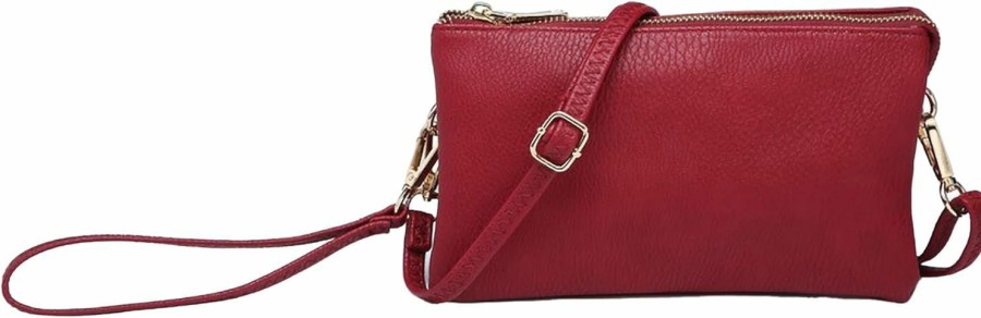 New JEN & CO. Jen & Co. Riley Vegan Leather Crossbody Bag For Women - Small Clutch Or Purse, Wallet Bags, Wristlet & Strap