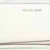 Online Michael Kors Michael Michael Kors Women'S Large Flat Phone Wristlet (Optic White)