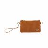 Clearance Itzy Ritzy Itzy Ritzy Boss Pouch Wristlet And Belt Bag; Includes Crossbody & Wristlet Strap; Features 6 Card Slots & 2 Zippered Pockets, Coffee & Cream