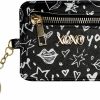 Clearance XOXO Xoxo Women'S Large Metallic White Saffiano Multifunction Solid / Patterned Wristlet (Xw321521G-42-A03)