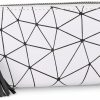 Clearance Couture Gems Couture Gems Geometric Wristlet Wallet For Women With Tassel Zip Around Wristlet Purses For Women Wallets Women Ladies Wristlet Phone Card Holder Wallet