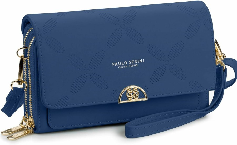 Hot PAULO SERINI Paulo Serini Crossbody Bag For Women - Phone Wallet Clutch Handbag - Women'S Wristlet Purses - Birthday Gifts For Women