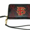 Hot Gameday Boots Ncaa Florida State Seminoles Women'S Wristlet, 8X5X1/2, Black