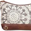 Hot Myra Bag Myra Bags Summer Mist Canvas, Leather & Rug Pouch Wristlet S-1942