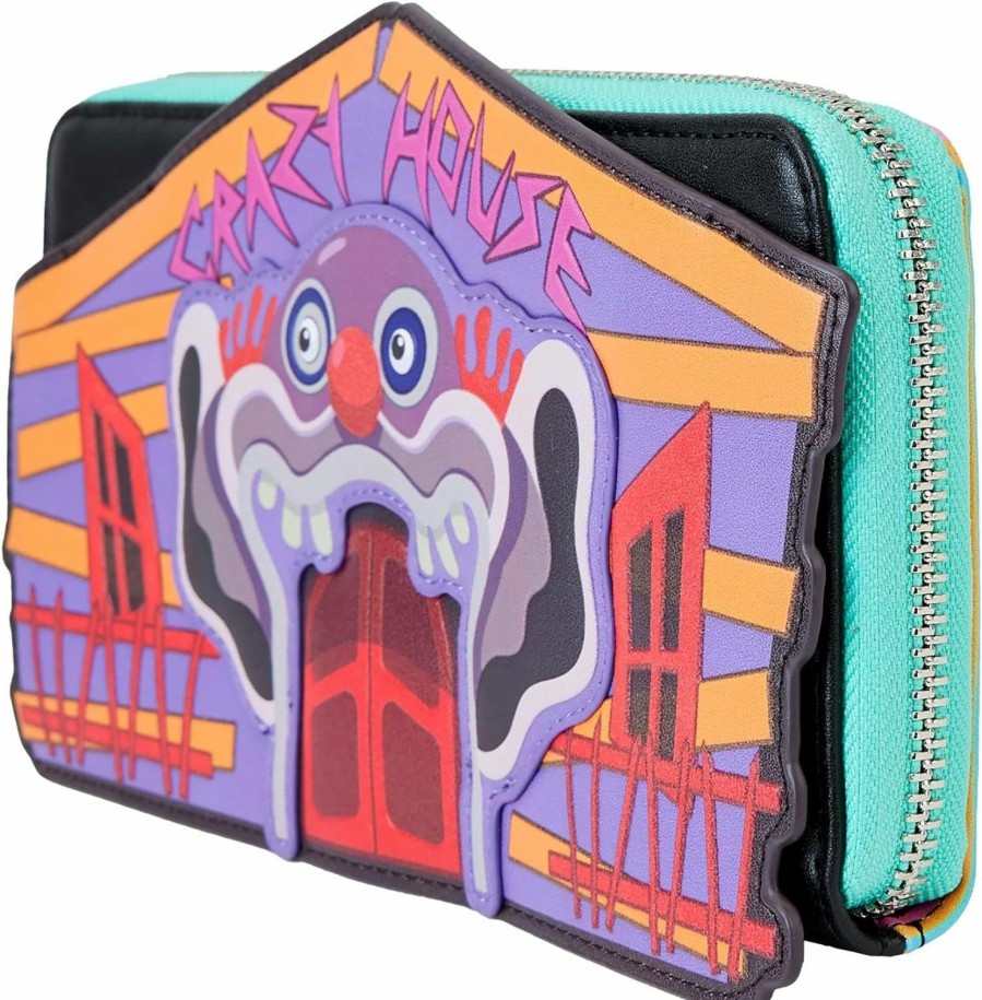 Hot Loungefly Loungefly Killer Klowns From Outer Space Zip-Around Wristlet Wallet