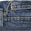 New Bijoux de Ja Bijoux De Ja Up-Cycling Blue Denim Tri-Fold Large Capacity Long Wallet Wristlet Purse Clutch For Women (Dark)