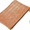 Wholesale Wabilu Women Girls Straw Clutch Bag Zipper Wristlet Wallets Bohemian Summer Beach Straw Purse Wallets Handbag For Travel