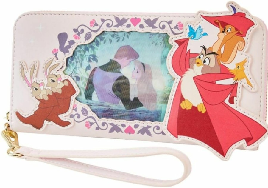 Wholesale Loungefly Loungefly Disney Sleeping Beauty Princess Lenticular Wristlet Wallet