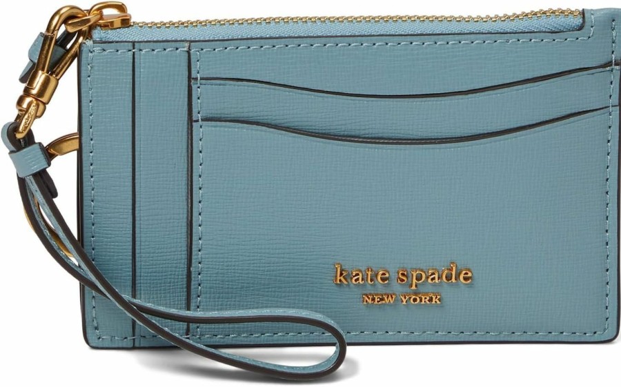 Clearance Kate Spade New York Kate Spade New York Morgan Saffiano Leather Coin Card Case Wristlet Aegean Teal One Size