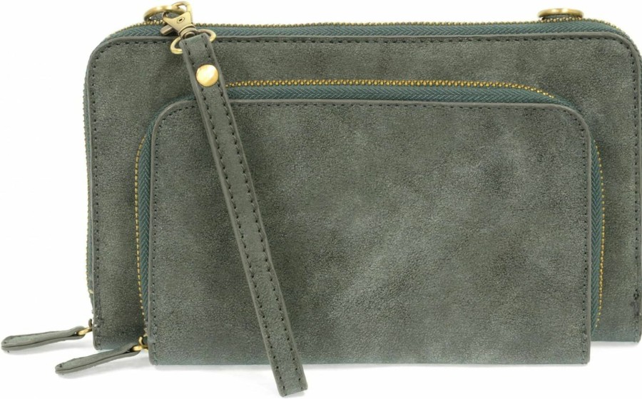 New Joy Susan Joy Susan Women'S Brushed Mini Convertible Zip Around Wristlet