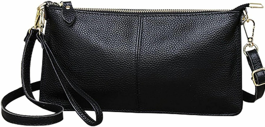 Online IVESIGN Ivesign Genuine Leather Wristlet Wallet Clutch Purses For Women Small Crossbody Bag Handbag With Removable Strap