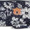 Clearance Vera Bradley Vera Bradley Cotton Collegiate Front Zip Wristlet With Rfid Protection (Multiple Teams Available)