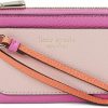 Online Kate Spade New York Kate Spade New York Women'S Ava Colorblocked Pebbled Leather Coin Card Case Wristlet, Echinacea Flower Multi, Carry-On 20-Inch