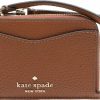 Clearance Kate Spade New York Kate Spade New York Leila Leather Card Holder Wristlet Warm Ginger