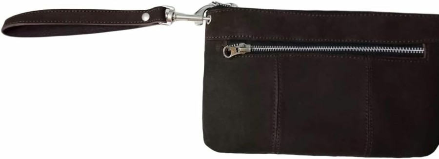 Wholesale Leather-Haus Genuine Leather Wristlet Clutch Cell Phone Wallet Purse Handbag