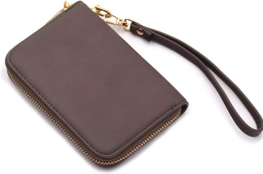 Wholesale LOVESOME Lovesome Womens Small Zip Around Wristlet Wallet(Black)