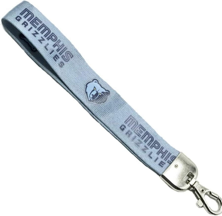 Best Pro Specialties Group Pro Specialties Group Memphis Grizzlies Lanyard Wristlet Beale Street Blue