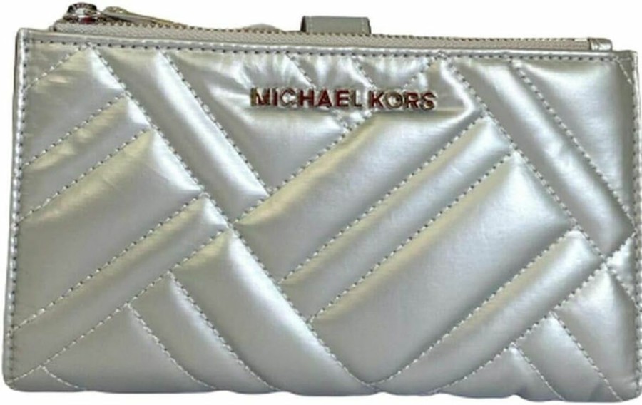 Clearance Michael Kors Michael Kors Women'S Peyton Large Double Zip Wristlet