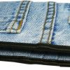 Online Bijoux de Ja Bijoux De Ja Women Uni Blue Denim Jean Money Id Window Cards Coin Bi-Fold Wallet Wristlet Purse Clutch Bmw05