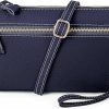 Best YALUXE Yaluxe Genuine Leather Wristlet Purse Convertible Crossbody Handbags For Women