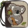 Wholesale Chala Group Chala Group Handbags Koala Zip-Around Wallet - Wristlet, Brown