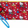 Wholesale Loungefly Loungefly Hello Kitty 50Th Anniversary Classic Aop Nylon Pouch Wristlet