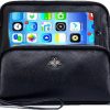 New Generic Genuine Leather Touch Screen Phone Bag Case Wristlet Handbag Wallet For Women Girls