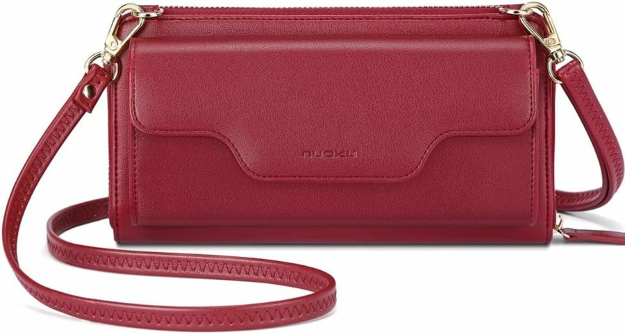 Online nuoku Nuoku Crossbody Bags For Women, Wristlet Wallets For Women, Small Clutch Purses For Women, Cell Phone Wallet, Rfid Wallet