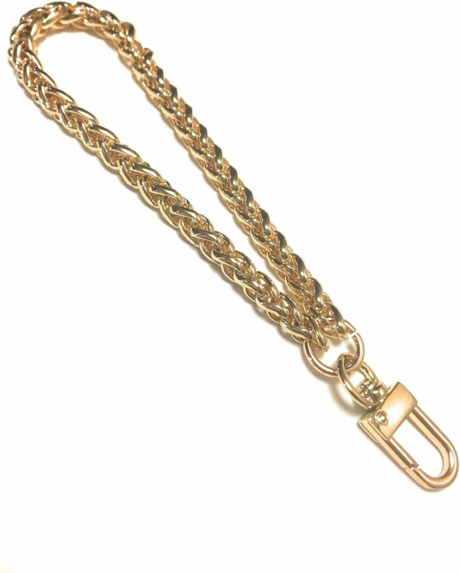 New NEXT FASHION Next Fashion Wristlet Chain Braided Polished Gold