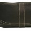 Hot Piel Leather Piel Leather Large Ladies Wristlet, Chocolate, One Size