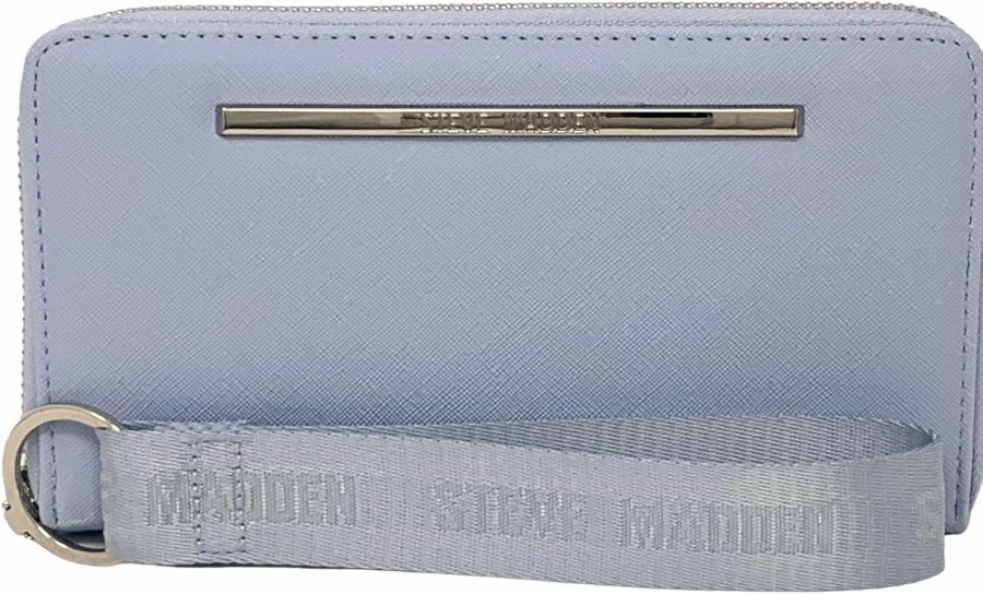 Best Steve Madden Steve Madden Bzip-Web Zip Around Wallet Wristlet