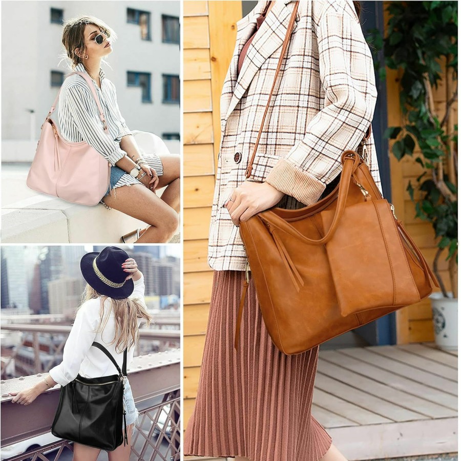 Online UTO Uto Shoulder Bag For Women Leather Vegan Ladies Large Fashion Handbag With Wristlet Purse