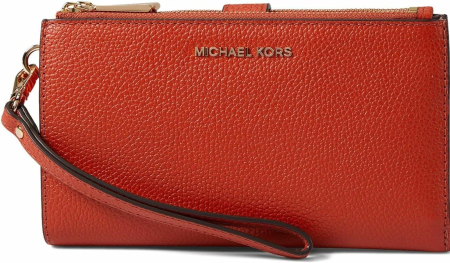 New Michael Kors Michael Kors Adele Double-Zip Wristlet 7+