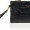 Best Karl Lagerfeld Paris Karl Lagerfeld Paris Everyday Casual Slg Wristlet, Blk/Gold