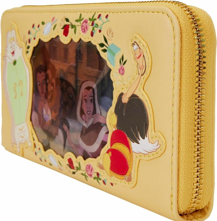 Wholesale Loungefly Loungefly Disney Princess Beauty And The Beast Belle Lenticular Wristlet