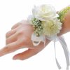 Online choice of all Choice Of All Corsage Bracelet For Women Ivory Rose Wrist Bracelet For Bride Bridesmaid Wedding Jewelry For Bride