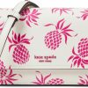 Online Kate Spade New York Kate Spade New York Morgan Pineapple Embossed Saffiano Leather Flap Chain Wallet, Cream Multi