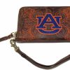 Hot Gameday Boots Ncaa Auburn Tigers Women'S Wristlet, 8X5X1/2, Brass