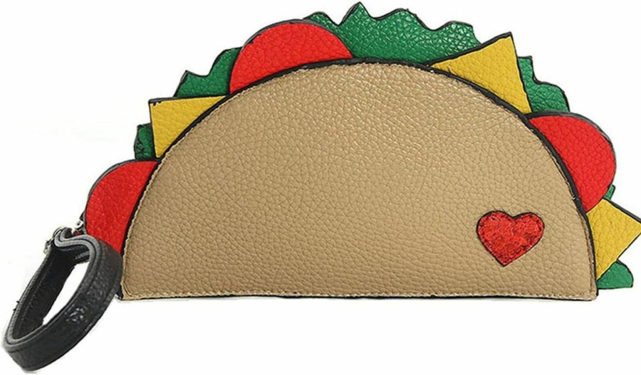 Clearance WonderMolly Yummy Taco Wristlet On Vinyl