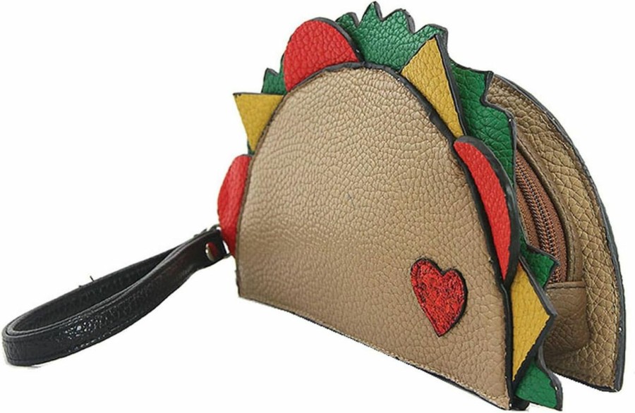 Clearance WonderMolly Yummy Taco Wristlet On Vinyl