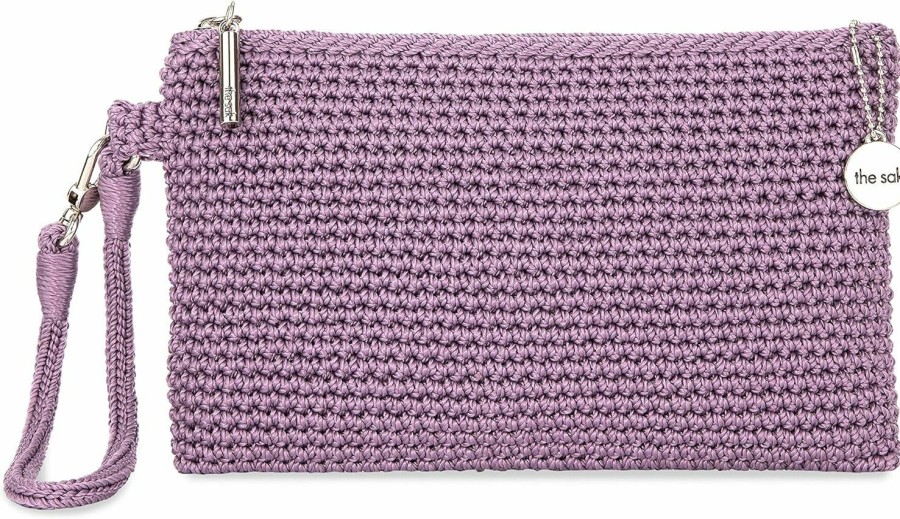 New The Sak The Sak Vita Wristlet In Crochet, Single Wrist Strap & Card Pockets