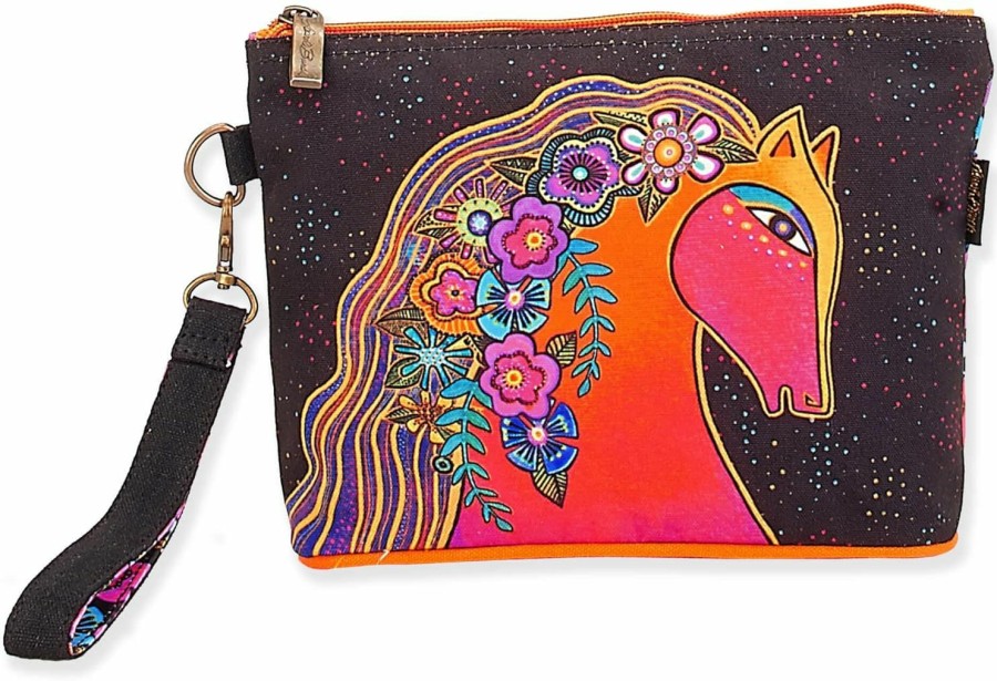 Online Sun 'N' Sand Laurel Burch Sun 'N' Sand Laurel Burch Blaze Horse Wristlet Multicolor Floral