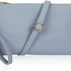 Best RIAH FASHION Riah Fashion Convertible Vegan Leather Oversized Clutch Bag - Travel Tablet Purse Pouch Messenger Wristlet, Crossbody