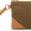 Clearance Moshi Moshi Wristlet Clutch - Brown, Vegan Leather, Rfid Shield Pocket