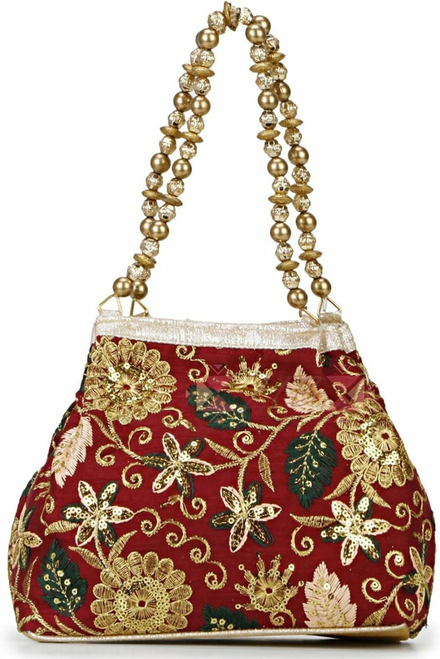 New Suman Handicraft Suman Enterprises Bangle Potli Bag/Wristlet/Hand Bag For Women & Girls