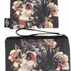 Clearance Liquorbrand Liquorbrand Gypsy Rose Sugar Skull Tattoo Art Wristlet Pouch Bag And Coin Purse