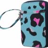 Clearance NGIL Ngil Wristlet Wallet (Blue And Pink Cheetah)