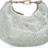 New Betsey Johnson Betsey Johnson Wrist Micro Pouch, Silver