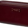 Clearance KSNY Kate Spade Jeanne Large Leather Carryall Wristlet In Cherrywood